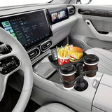 Darrahopens Auto Accessories > Auto Accessories Others > Automotive Decor Car Tray Table for Drinks Mug Holder Space Saver Small Dining Table Travel Use