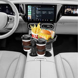 Darrahopens Auto Accessories > Auto Accessories Others > Automotive Decor Car Tray Table for Drinks Mug Holder Space Saver Small Dining Table Travel Use
