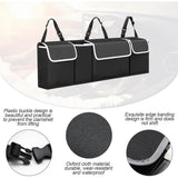 Darrahopens Auto Accessories > Auto Accessories Others > Automotive Decor Car Trunk Seatback Storage Bag Multifunctional Organizer for Vehicle Accessories