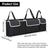 Darrahopens Auto Accessories > Auto Accessories Others > Automotive Decor Car Trunk Seatback Storage Bag Multifunctional Organizer for Vehicle Accessories