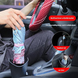 Darrahopens Auto Accessories > Auto Accessories Others > Automotive Decor Car Umbrella Storage Bucket—a hanging storage container that is convenient to use; suitable for seatbacks or car doors, it is compact, practical, and doubles as a trash bin.
