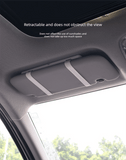 Darrahopens Auto Accessories > Auto Accessories Others > Automotive Decor Car Visor Vanity Mirror with LED Lights Rechargeable Ultra-Thin Sun Visor Makeup Mirror 3 Light Modes Touch Control (Black)