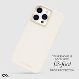 Darrahopens Auto Accessories > Auto Accessories Others > Automotive Decor Case-Mate Silicone MagSafe Case For iPhone 15 Pro Max - Beige