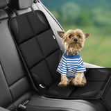 Darrahopens Auto Accessories > Auto Accessories Others > Automotive Decor Child Car Seat Protector, Durable 600D Fabric Waterproof Car Seat Cover with Thick Padded Non-Slip Backing, No Imprint (Black 1 Piece)