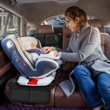 Darrahopens Auto Accessories > Auto Accessories Others > Automotive Decor Child Car Seat Protector, Durable 600D Fabric Waterproof Car Seat Cover with Thick Padded Non-Slip Backing, No Imprint (Black 1 Piece)