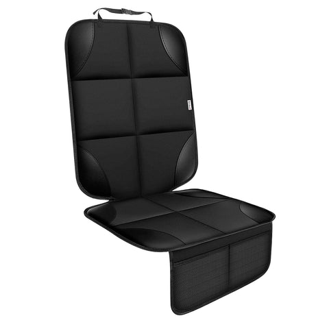 Darrahopens Auto Accessories > Auto Accessories Others > Automotive Decor Child Car Seat Protector, Durable 600D Fabric Waterproof Car Seat Cover with Thick Padded Non-Slip Backing, No Imprint (Black 1 Piece)