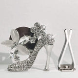 Darrahopens Auto Accessories > Auto Accessories Others > Automotive Decor Crystal High Heel Shoe & Magic Bag Car Air Vent Clip Charm Bling sparkly bedazzled rhinestone Car Bling Accessories, Car Interior Decoration Charm, Rhinestone cute Car Decor girls
