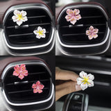 Darrahopens Auto Accessories > Auto Accessories Others > Automotive Decor Cute Car Air Fresheners Vent Clips 6 PCS, Flower Air Vent Clips Pink Car Accessories Interior Aesthetic Women Automobile Air Conditioning Vents Decorations