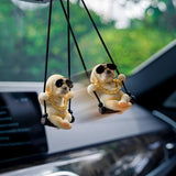 Darrahopens Auto Accessories > Auto Accessories Others > Automotive Decor Cute Swinging Labrador Car Mirror Ornament: Yellow Retriever Hanging Accessory for Australian Drivers & Dog Lovers