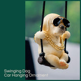 Darrahopens Auto Accessories > Auto Accessories Others > Automotive Decor Cute Swinging Labrador Car Mirror Ornament: Yellow Retriever Hanging Accessory for Australian Drivers & Dog Lovers