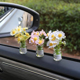 Darrahopens Auto Accessories > Auto Accessories Others > Automotive Decor Daisy Car Dashboard Decorations: Cute Aesthetic Interior Accessories for Australian Women’s Cars