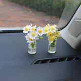 Darrahopens Auto Accessories > Auto Accessories Others > Automotive Decor Daisy Car Dashboard Decorations: Cute Aesthetic Interior Accessories for Australian Women’s Cars