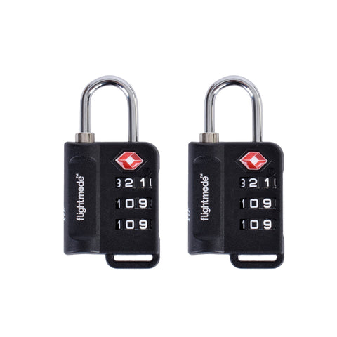 Darrahopens Auto Accessories > Auto Accessories Others > Automotive Decor Flightmode TSA 3 Dial Indicator Padlock x2