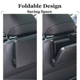 Darrahopens Auto Accessories > Auto Accessories Others > Automotive Decor Foldable Back Seat Tray Table Multifunctional Car Organizer with Drink and Laptop Holder