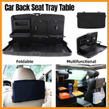 Darrahopens Auto Accessories > Auto Accessories Others > Automotive Decor Foldable Back Seat Tray Table Multifunctional Car Organizer with Drink and Laptop Holder