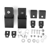 Darrahopens Auto Accessories > Auto Accessories Others > Automotive Decor For  Hood Latches Catch Kit with Lock for Jeep  JK JKU JL JLU Gladiator JT 2007-2023 Present Chrome Exterior Accessories 2pcs