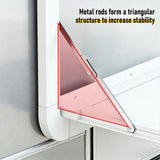 Darrahopens Auto Accessories > Auto Accessories Others > Automotive Decor Heavy Duty Folding Caravan Table 800 x 450mm – Full Metal Frame, Lockable, 50kg Max Capacity, White In Australia - Darrahopens
