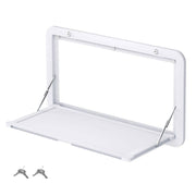 Darrahopens Auto Accessories > Auto Accessories Others > Automotive Decor Heavy Duty Folding Caravan Table 800 x 450mm – Full Metal Frame, Lockable, 50kg Max Capacity, White In Australia - Darrahopens