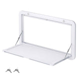 Darrahopens Auto Accessories > Auto Accessories Others > Automotive Decor Heavy Duty Folding Caravan Table 800 x 450mm – Full Metal Frame, Lockable, 50kg Max Capacity, White In Australia - Darrahopens