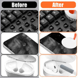 Darrahopens Auto Accessories > Auto Accessories Others > Automotive Decor Laptop Phone Screen Cleaner Kit, Computer Keyboard Brush Cleaning Spray for20-in-1 Electronic Device Clean Tool for Camera PC Monitor Earbud TV Tablet Car Screens, white
