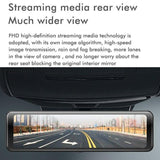 Darrahopens Auto Accessories > Auto Accessories Others > Automotive Decor Large Screen Car Recorder With Dual Recording And Night Vision