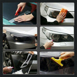 Darrahopens Auto Accessories > Auto Accessories Others > Automotive Decor Light Smoke Black 2mx30cm Car Headlight Tint Wrap Tail Fog Light Vinyl Wrap Kit