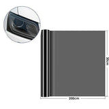 Darrahopens Auto Accessories > Auto Accessories Others > Automotive Decor Light Smoke Black 2mx30cm Car Headlight Tint Wrap Tail Fog Light Vinyl Wrap Kit