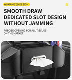 Darrahopens Auto Accessories > Auto Accessories Others > Automotive Decor Middle Black Multifunctional Car Seat Back Storage Boxand Trash Can – PVC Leather Vehicle Hanging Organizer with Tissue Box Holder, Cup Holder, Phone Stand and Dual Hooks for Tidy Daily Commuting & Road Trip In Australia - Darrahopens