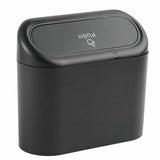 Darrahopens Auto Accessories > Auto Accessories Others > Automotive Decor Mini Car Trash Bin with Lid Multifunction Rubbish Can for Vehicle Office Desktop Use