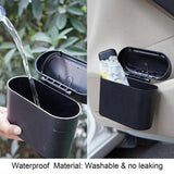 Darrahopens Auto Accessories > Auto Accessories Others > Automotive Decor Mini Car Trash Bin with Lid Multifunction Rubbish Can for Vehicle Office Desktop Use