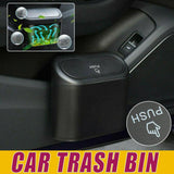Darrahopens Auto Accessories > Auto Accessories Others > Automotive Decor Mini Car Trash Bin with Lid Multifunction Rubbish Can for Vehicle Office Desktop Use
