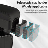Darrahopens Auto Accessories > Auto Accessories Others > Automotive Decor Multifunctional Armrest Storage Box Gap Organizer for Vehicle Interior Use