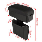 Darrahopens Auto Accessories > Auto Accessories Others > Automotive Decor Multifunctional Armrest Storage Box Gap Organizer for Vehicle Interior Use