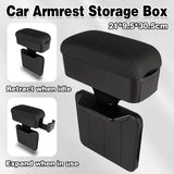 Darrahopens Auto Accessories > Auto Accessories Others > Automotive Decor Multifunctional Armrest Storage Box Gap Organizer for Vehicle Interior Use