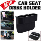 Darrahopens Auto Accessories > Auto Accessories Others > Automotive Decor Multifunctional Car Console Gap Cup Holder for Bottles Snacks and Small Items