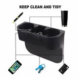 Darrahopens Auto Accessories > Auto Accessories Others > Automotive Decor Multifunctional Car Console Gap Cup Holder for Bottles Snacks and Small Items