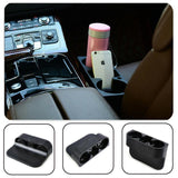 Darrahopens Auto Accessories > Auto Accessories Others > Automotive Decor Multifunctional Car Console Gap Cup Holder for Bottles Snacks and Small Items