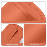 Darrahopens Auto Accessories > Auto Accessories Others > Automotive Decor Orange Universal Car Door Cup Holder - PU Leather Hanging Storage Organizer for Seat Back and Console side and Door storage compartment - Multi-Purpose Beverage Pocket with Secure Clip Design for Travel and Commute In Australia - Darrahopens