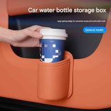 Darrahopens Auto Accessories > Auto Accessories Others > Automotive Decor Orange Universal Car Door Cup Holder - PU Leather Hanging Storage Organizer for Seat Back and Console side and Door storage compartment - Multi-Purpose Beverage Pocket with Secure Clip Design for Travel and Commute In Australia - Darrahopens