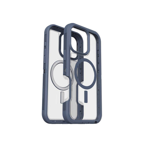 Darrahopens Auto Accessories > Auto Accessories Others > Automotive Decor OtterBox Defender XT Clear Back Case for iPhone 16 Pro Max -Clear/Blue