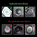 Darrahopens Auto Accessories > Auto Accessories Others > Automotive Decor Pink Bow Car Accessories,Bow Tie Engine Start Button Ring,Bling Girly Silver Rhinestone Ring Start Stop Button Car Decor for Women,Ignition Ring Car Charm