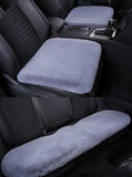 Darrahopens Auto Accessories > Auto Accessories Others > Automotive Decor Plush Car Seat Cover - Soft, Warm and Fluffy Faux Rabbit Fur Seat Covers - Front and Back Seat Protectors - Non-Slip Mat - Universal (Gray, 3-Pack)