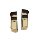 Darrahopens Auto Accessories > Auto Accessories Others > Automotive Decor PU Leather Seat Side Gap Storage Box with Phone and Bottle Holder for Car Interior - Brown