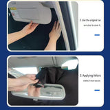 Darrahopens Auto Accessories > Auto Accessories Others > Automotive Decor Reflective Car Windshield Sun Shade 57.1 x 31.5 Inch Foldable Front Windshield Sunshade UV Block Heat Insulation Titanium Silver Sun Visor Cover