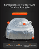 Darrahopens Auto Accessories > Auto Accessories Others > Automotive Decor Silver YXXL Off-Road Vehicle Cover – 170T taffeta fabric, all-weather vehicle protection(5100×2000×1850MM)
