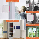 Darrahopens Auto Accessories > Auto Accessories Others > Automotive Decor Sliding Door Lock, 4 Pack Child Safety Sliding Glass Door Lock for Sliding Glass Doors, Sliding Windows, Sliding Closet, etc. Easy to Installation Provides More Security for Your Baby and Pets