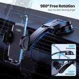 Darrahopens Auto Accessories > Auto Accessories Others > Automotive Decor TOPK Car Phone Holder with Strong Suction and Adjustable Arm