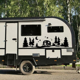 Darrahopens Auto Accessories > Auto Accessories Others > Automotive Decor Tree Forest Vinyl Body Decal Sticker for SUV RV Van Caravan Off-Road Camper Vehicle Wrapping