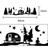 Darrahopens Auto Accessories > Auto Accessories Others > Automotive Decor Tree Forest Vinyl Body Decal Sticker for SUV RV Van Caravan Off-Road Camper Vehicle Wrapping