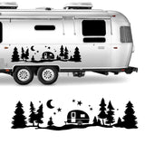 Darrahopens Auto Accessories > Auto Accessories Others > Automotive Decor Tree Forest Vinyl Body Decal Sticker for SUV RV Van Caravan Off-Road Camper Vehicle Wrapping